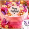 Nienie's Custom Celebration Cakes Birthday Cake (12-inch size)