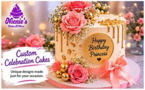 Nienie's Bentos Cake 8 inches-,.